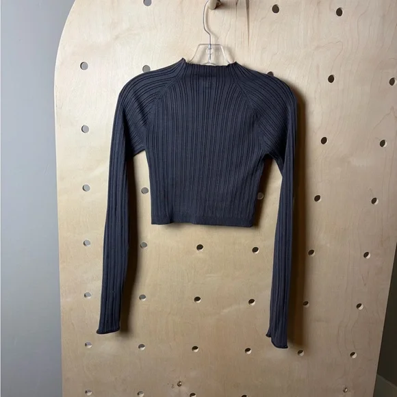 Garage Mockneck Bodycon Ribbed Sweater Women’s Size Small - Picture 6 of 6